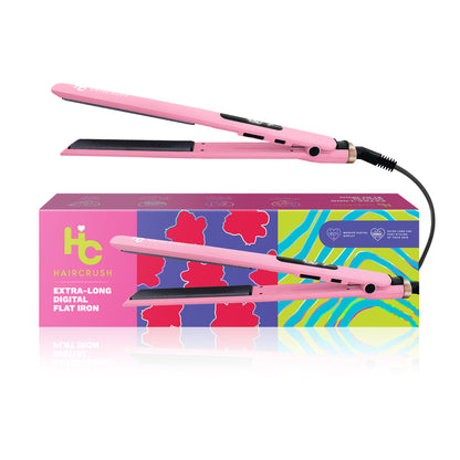 Digital XL MaxLength Titanium Flat Iron - Pink
