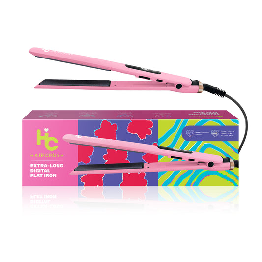 Digital XL MaxLength Titanium Flat Iron - Pink