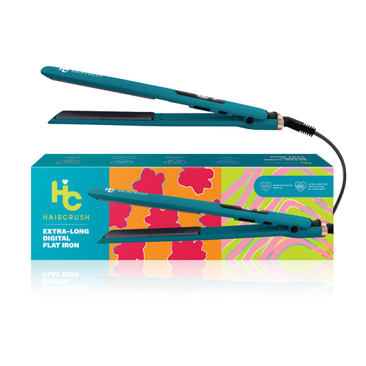 Digital XL MaxLength Titanium Flat Iron - Turquoise