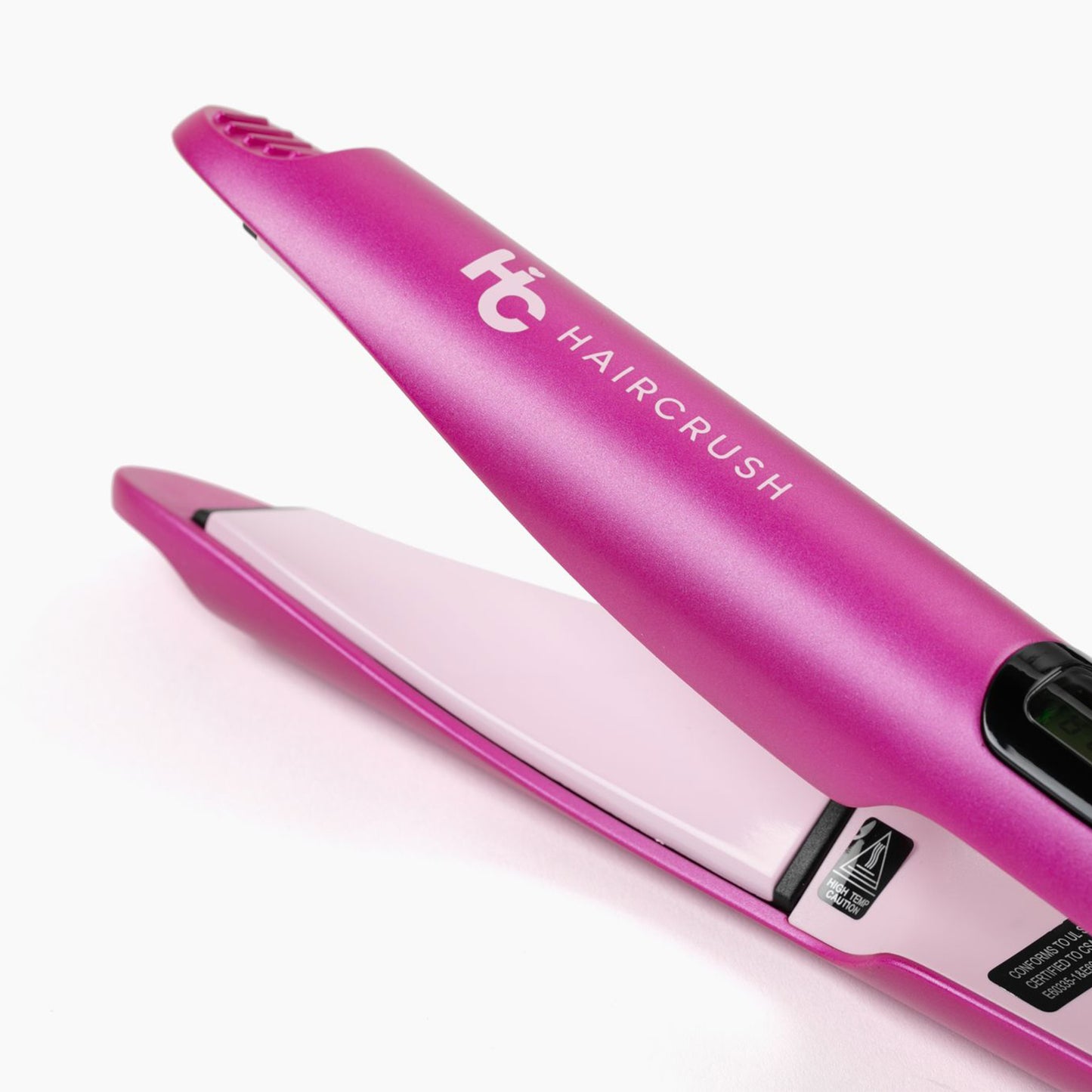 2-in-1 "Twist" Digital Curler & Straightener - Pink