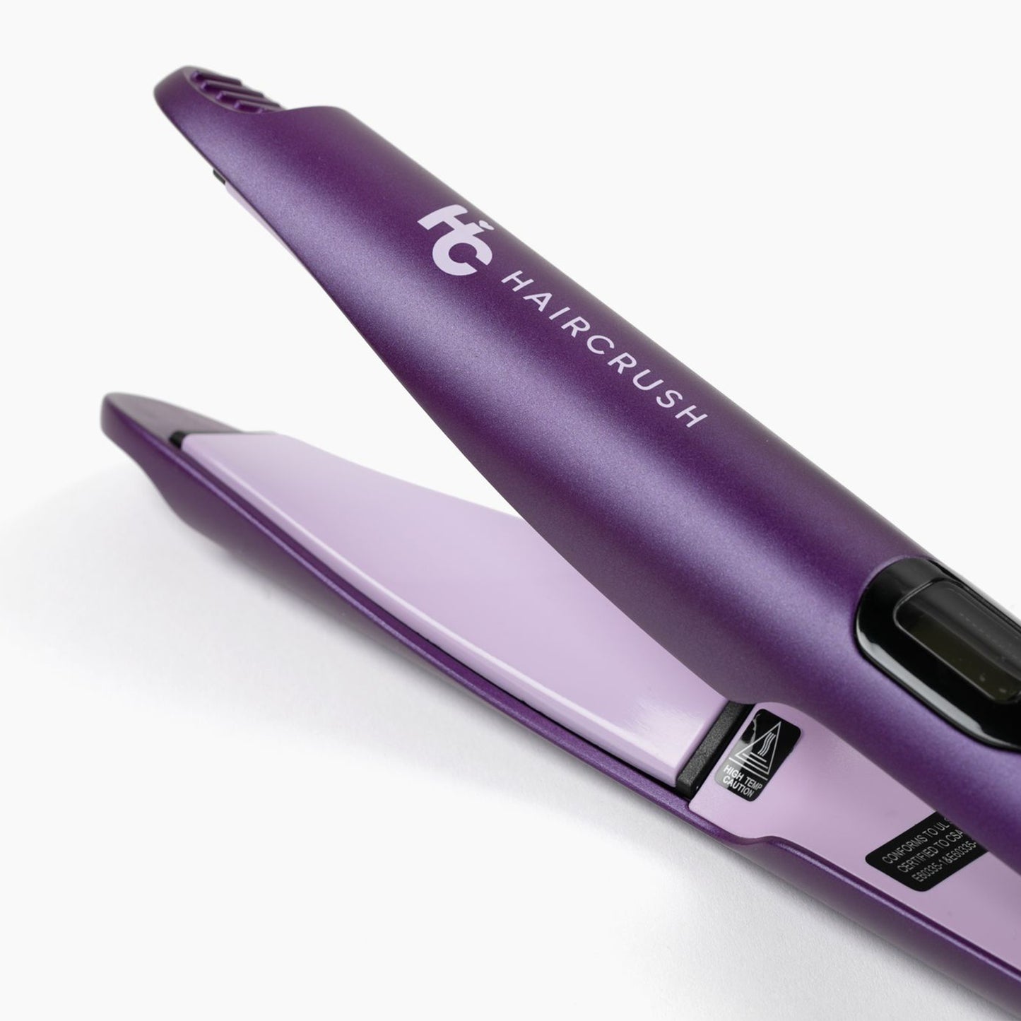 2-in-1 "Twist" Digital Curler & Straightener - Purple