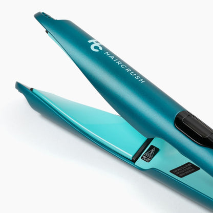 2-in-1 "Twist" Digital Curler & Straightener - Turquoise