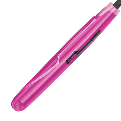 2-in-1 "Twist" Digital Curler & Straightener - Pink