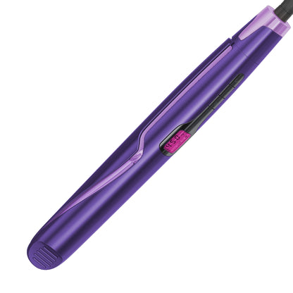 2-in-1 "Twist" Digital Curler & Straightener - Purple